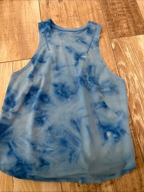 lululemon athletica Blue Tie-Dye Tank